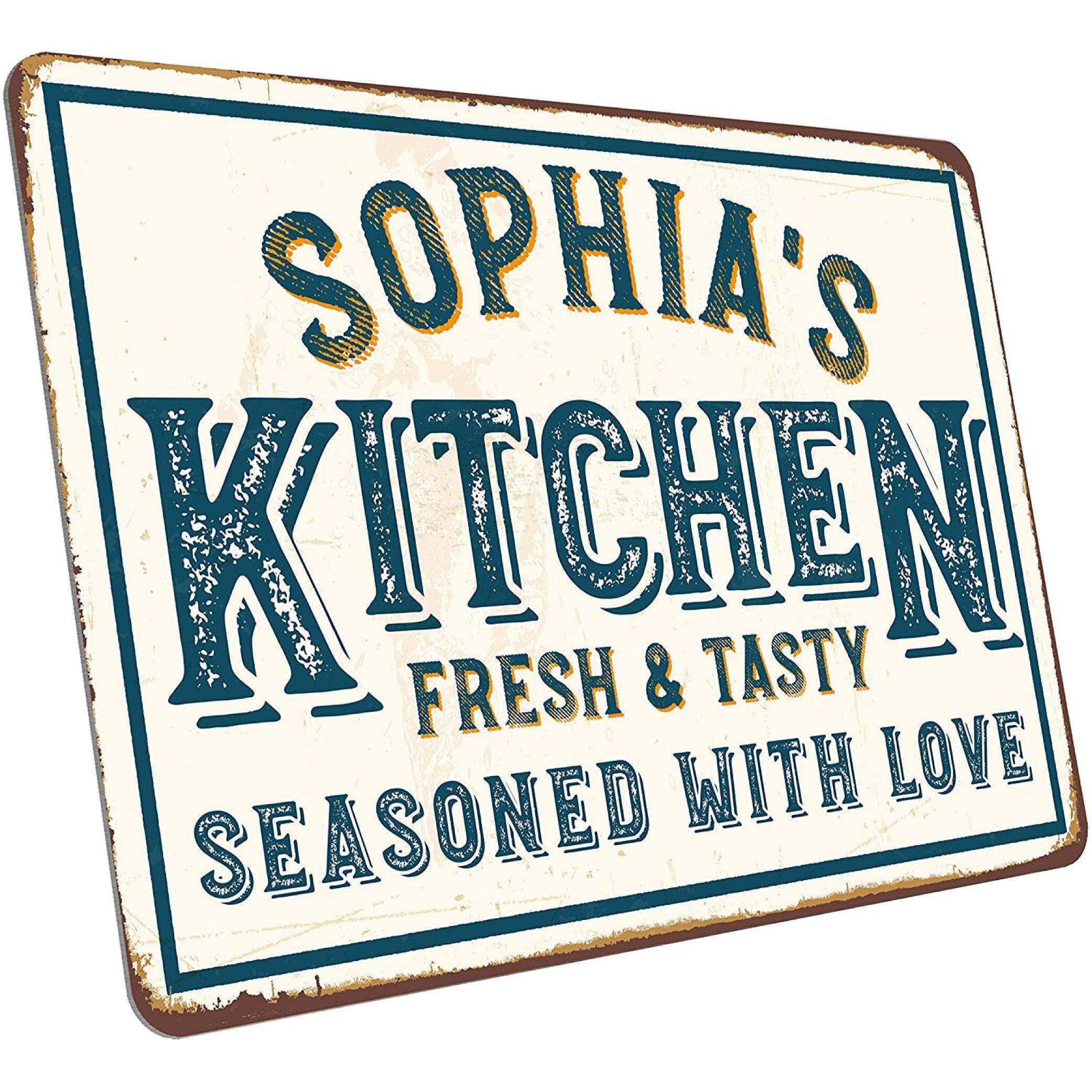  Wall Decor Personalized Kitchen Sign Vintage Kitchen