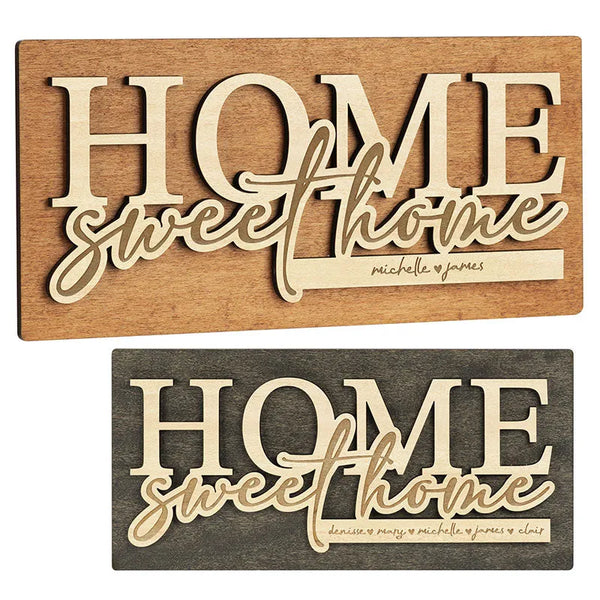 2 Layer Home Decor Sign