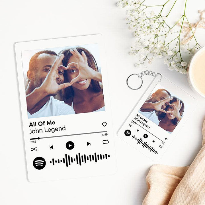 Acrylic Spotify Plaque and Keychain - GiftShire