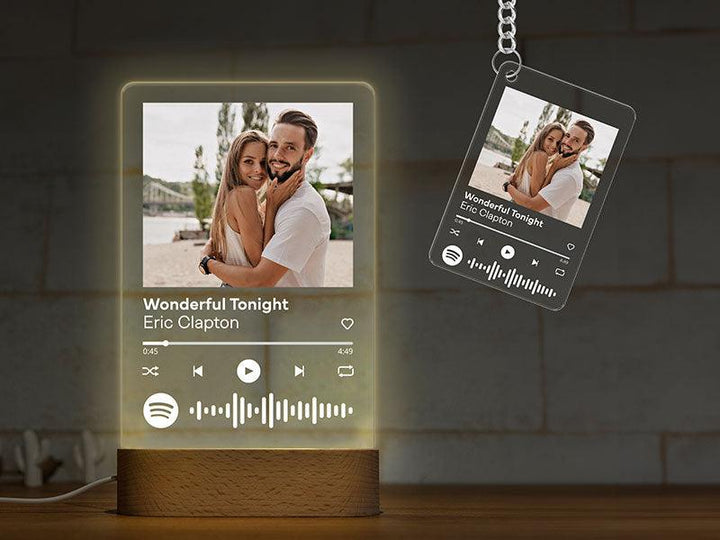 Acrylic Spotify Plaque and Keychain - GiftShire