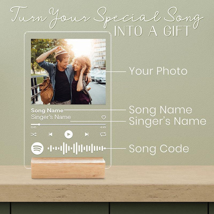 Acrylic Spotify Plaque and Keychain - GiftShire