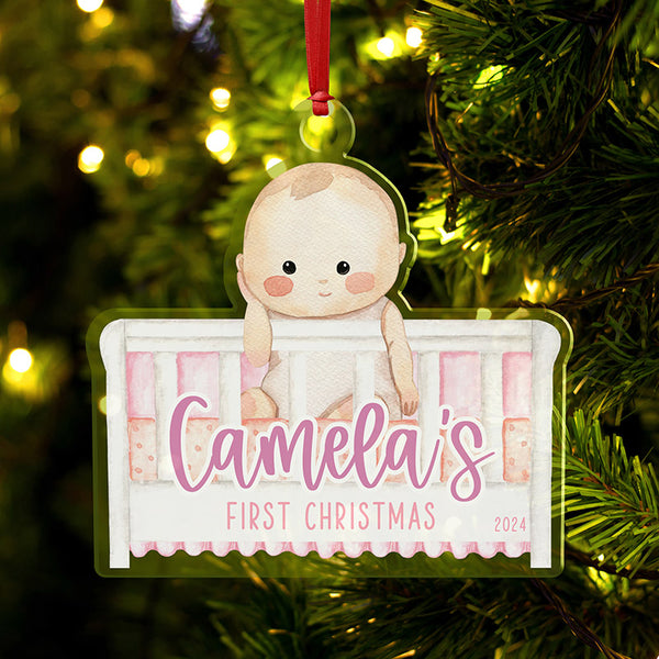 Baby's First Christmas Gifts, Custom Cutout Ornaments