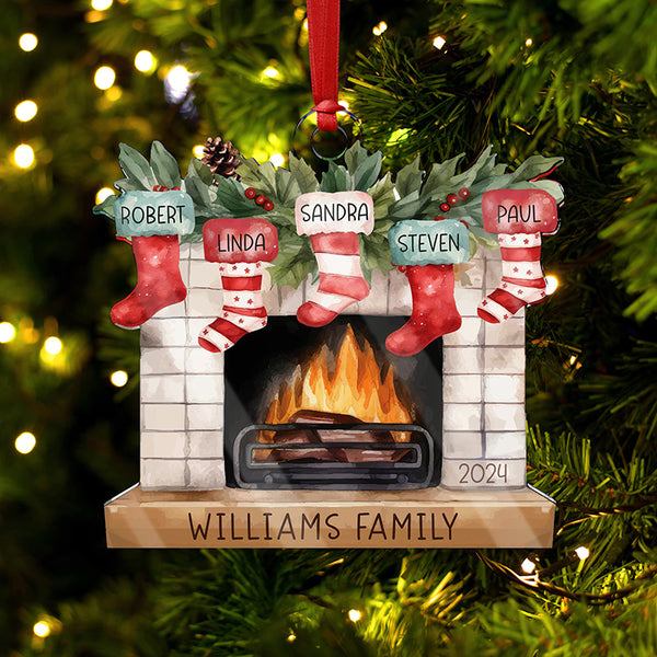 Stocking Family Ornament for your Christmas Tree!