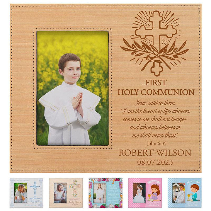 Canvas First Communion Day Frame - GiftShire