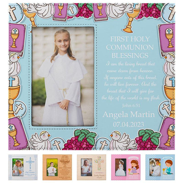 Canvas First Communion Day Frame - GiftShire