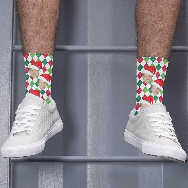 Custom Christmas Hat Socks - GiftShire