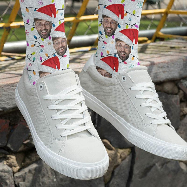 Custom Christmas Hat Socks - GiftShire