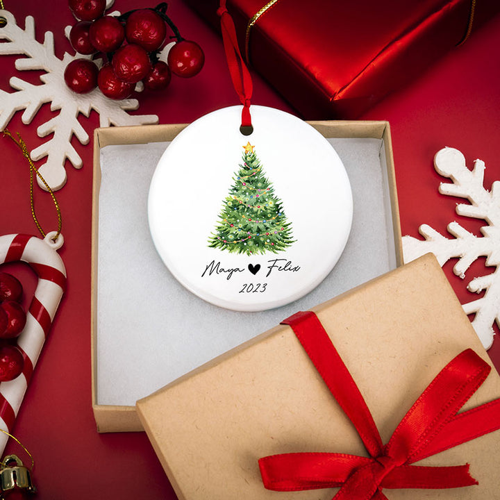 Custom Christmas Ornament Tree Decoration - GiftShire