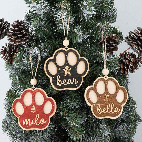 Christmas Paw Ornament - GiftShire