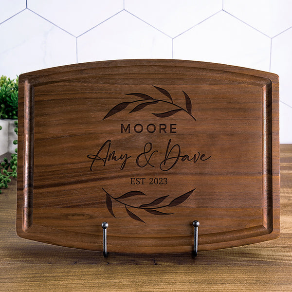 Family Name Engraved Cutting Board