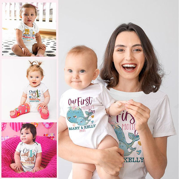 First Mother’s Day Matching T-shirts - GiftShire