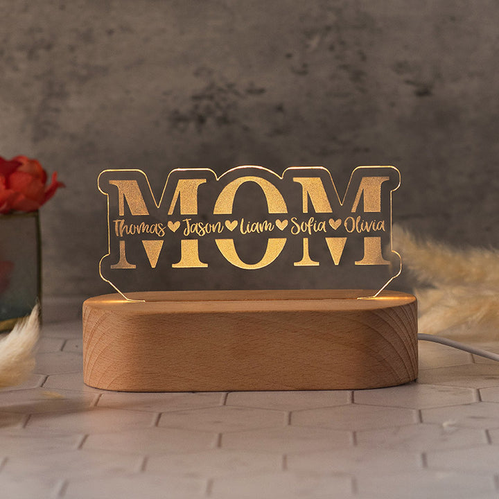 Led Light Mom Sign - GiftShire