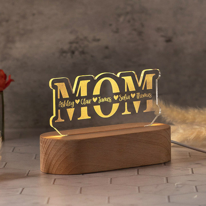 Led Light Mom Sign - GiftShire