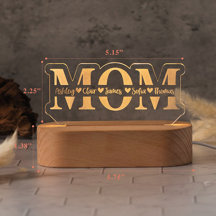 Led Light Mom Sign - GiftShire