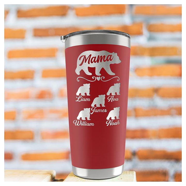 Mama Bear Tumbler, Happy Mothers Day Drinkware - GiftShire