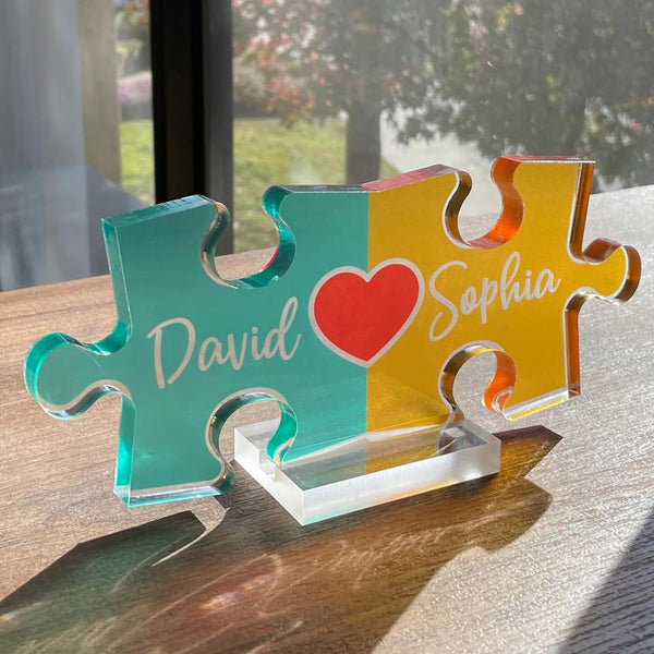 Personalized Couple Names Puzzle for Valentines