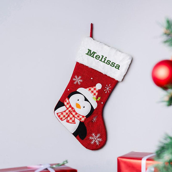 Embroidered Christmas Stocking - GiftShire