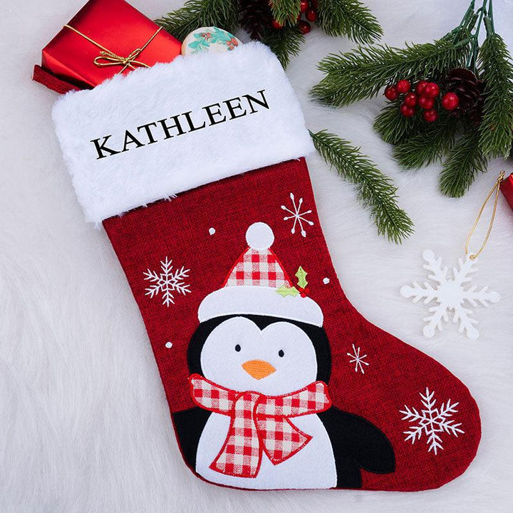 Embroidered Christmas Stocking - GiftShire