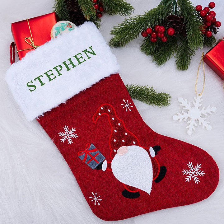 Embroidered Christmas Stocking - GiftShire