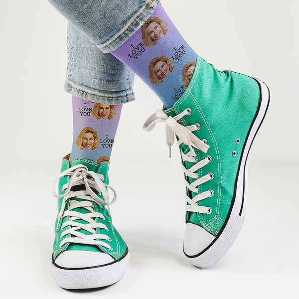 Personalized face on Socks for Adults, Young and Kids