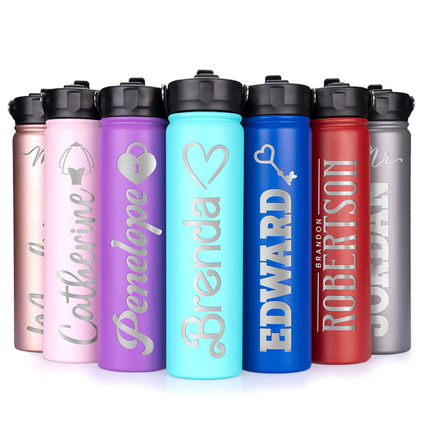 Personalized Water Bottles for Valentine's Day Gift