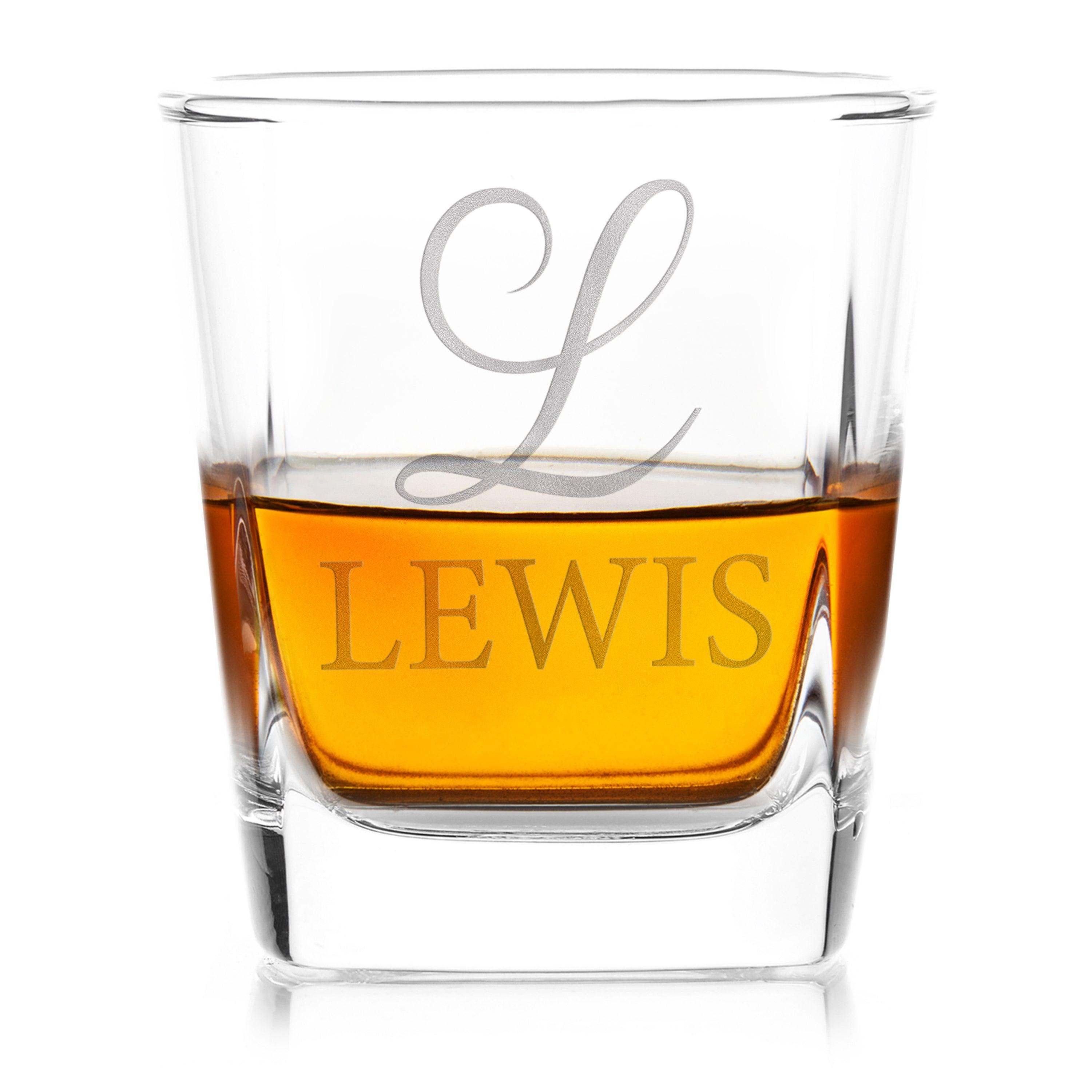 Whiskey, Bourbon, Engraved Scotch Glasses - Custom Whiskey Glasses ...