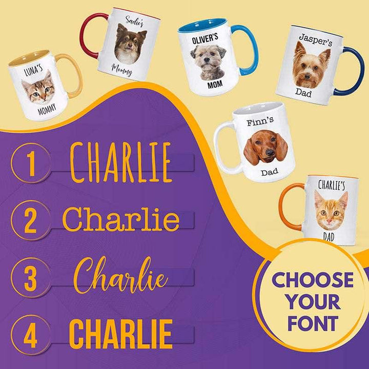 Custom Pet Face Mug - GiftShire