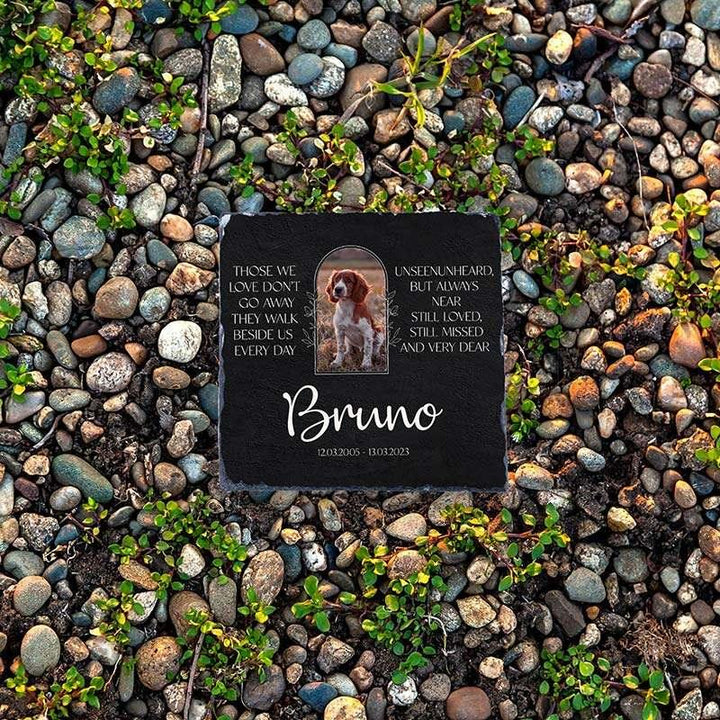 Custom Pet Memorial Stone, Dog Memorial Stone, Pet Grave Marker, Pet Headstone - GiftShire